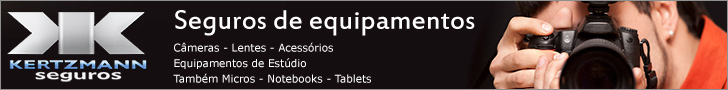 Seguro para equipamentos fotogr�ficos. Fotografe com tranquilidade.
